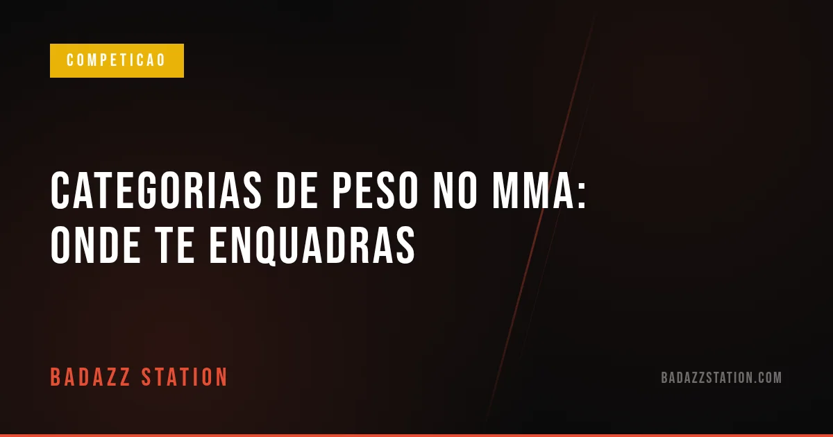 MMA weight classes: where do you fit